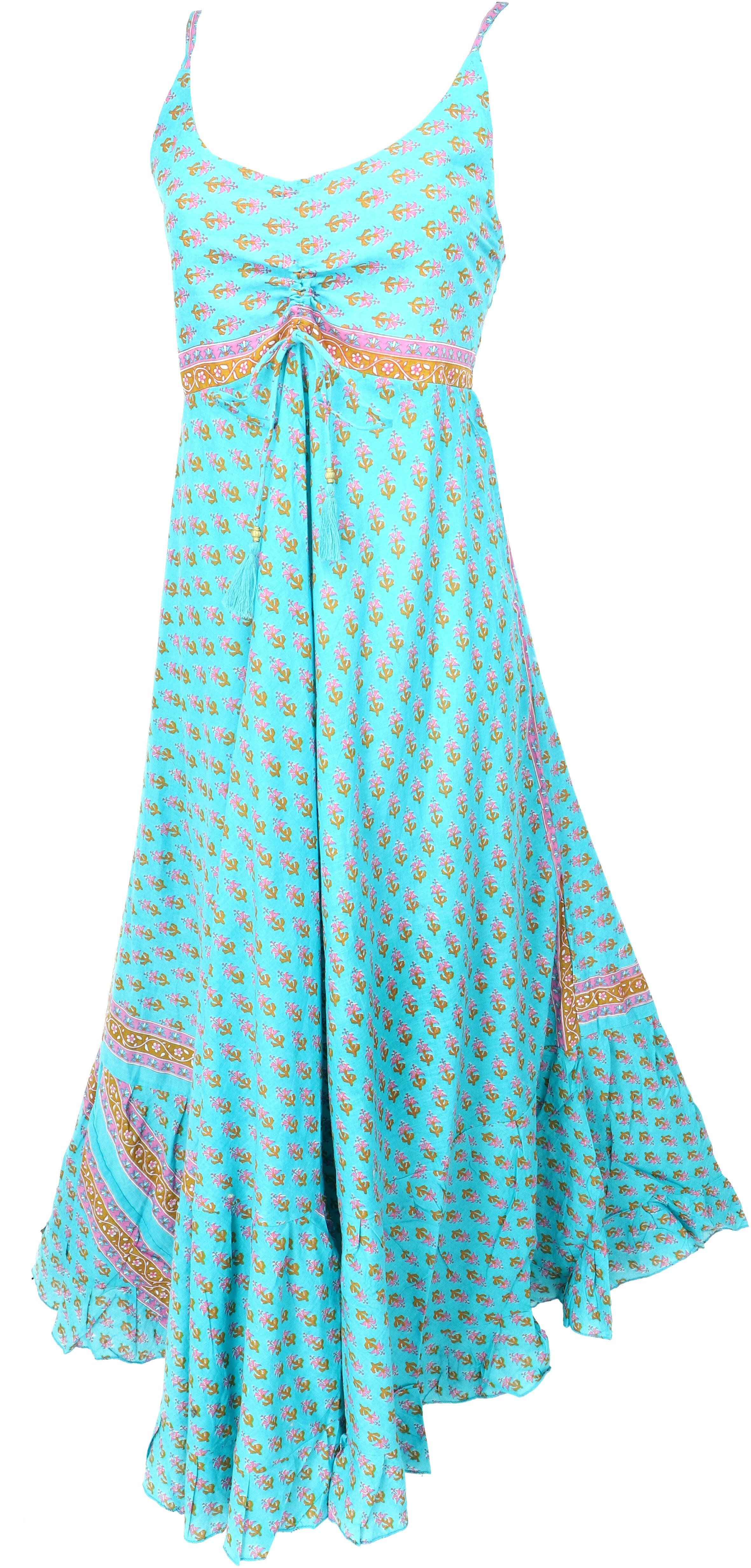 Guru-Shop Midikleid Luftiges Maxikleid, Boho Sommerkleid,.. günstig online kaufen