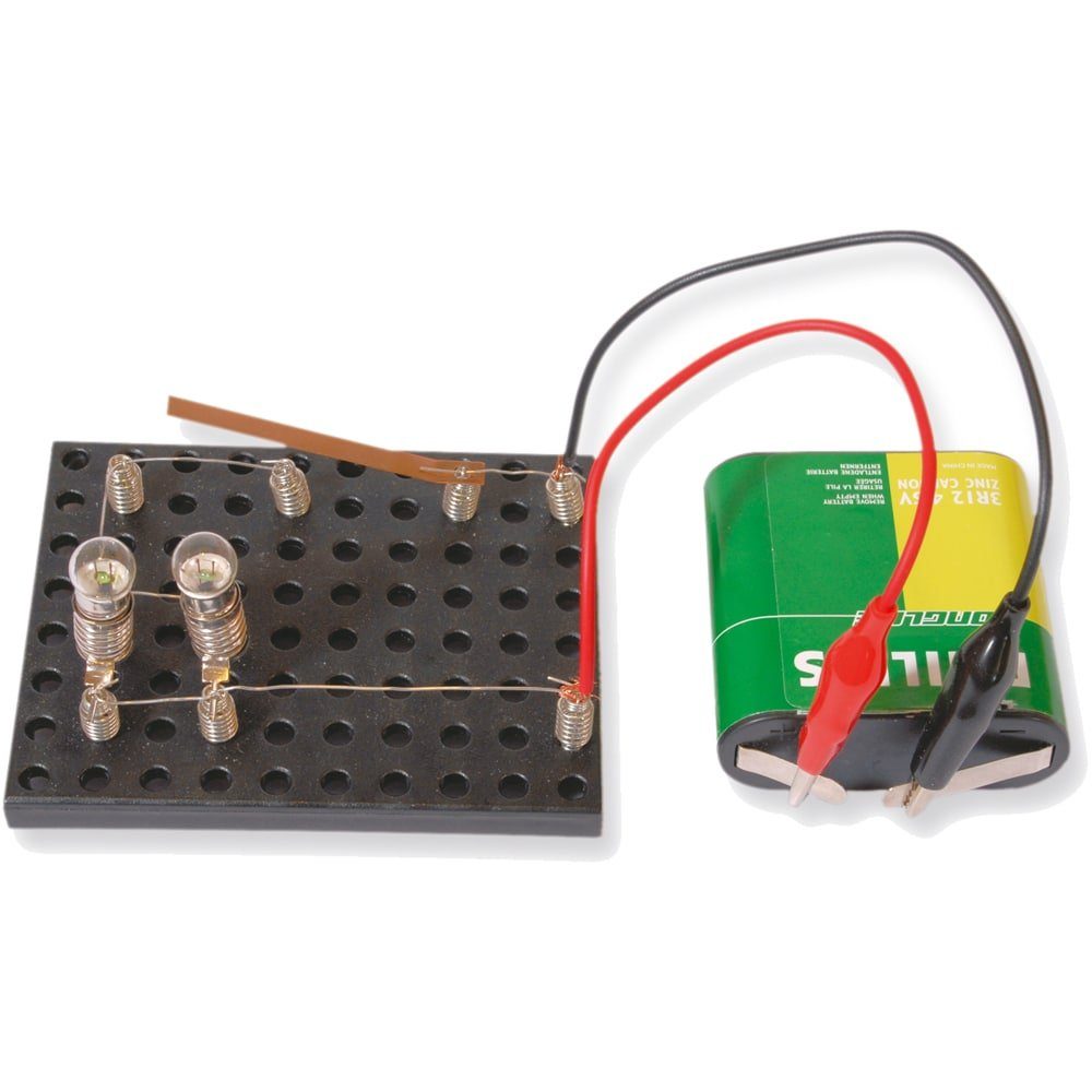 matches21 HOME & HOBBY Elektronik Set Stromkreise Kinder Holzbaukasten