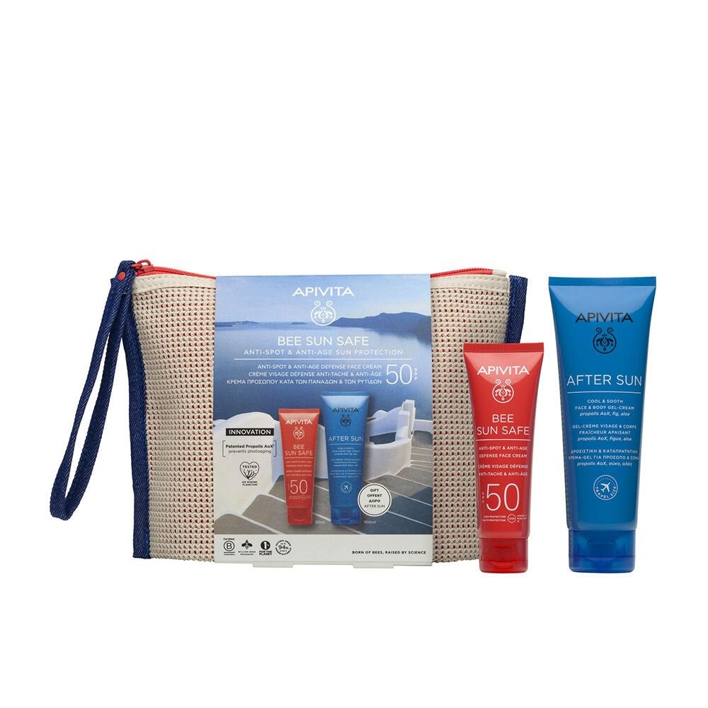 Apivita Sonnenschutzcreme BEE SUN SAFE CREME GEGEN FLECKEN UND HAUTALTERUNG SPF50