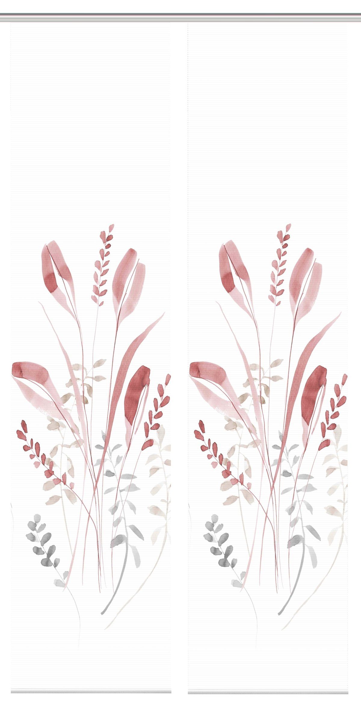 HOME WOHNIDEEN Schiebegardine 080944 AYENE Schiebegardine, halbtransparent, Bambusoptik, 260x60 cm (1 St), Paneelwagen, halbtransparent, 100% Polyester