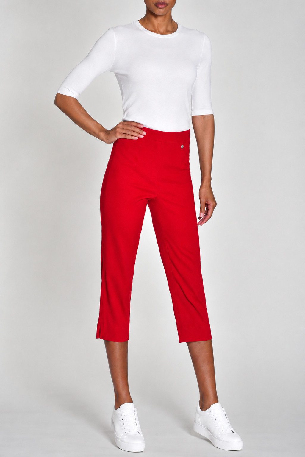 ROBELL Caprihose MARIE-Capri-Hose,3/4 leichte Sommerhose, elastischer Bund, Schlupfhose ... richtig FÜR DIESEN SOMMER !