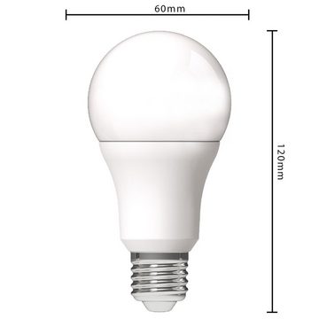 LED's light LED-Leuchtmittel 0620106 LED Glühbirne, E27, E27 13W warmweiß Opal A60