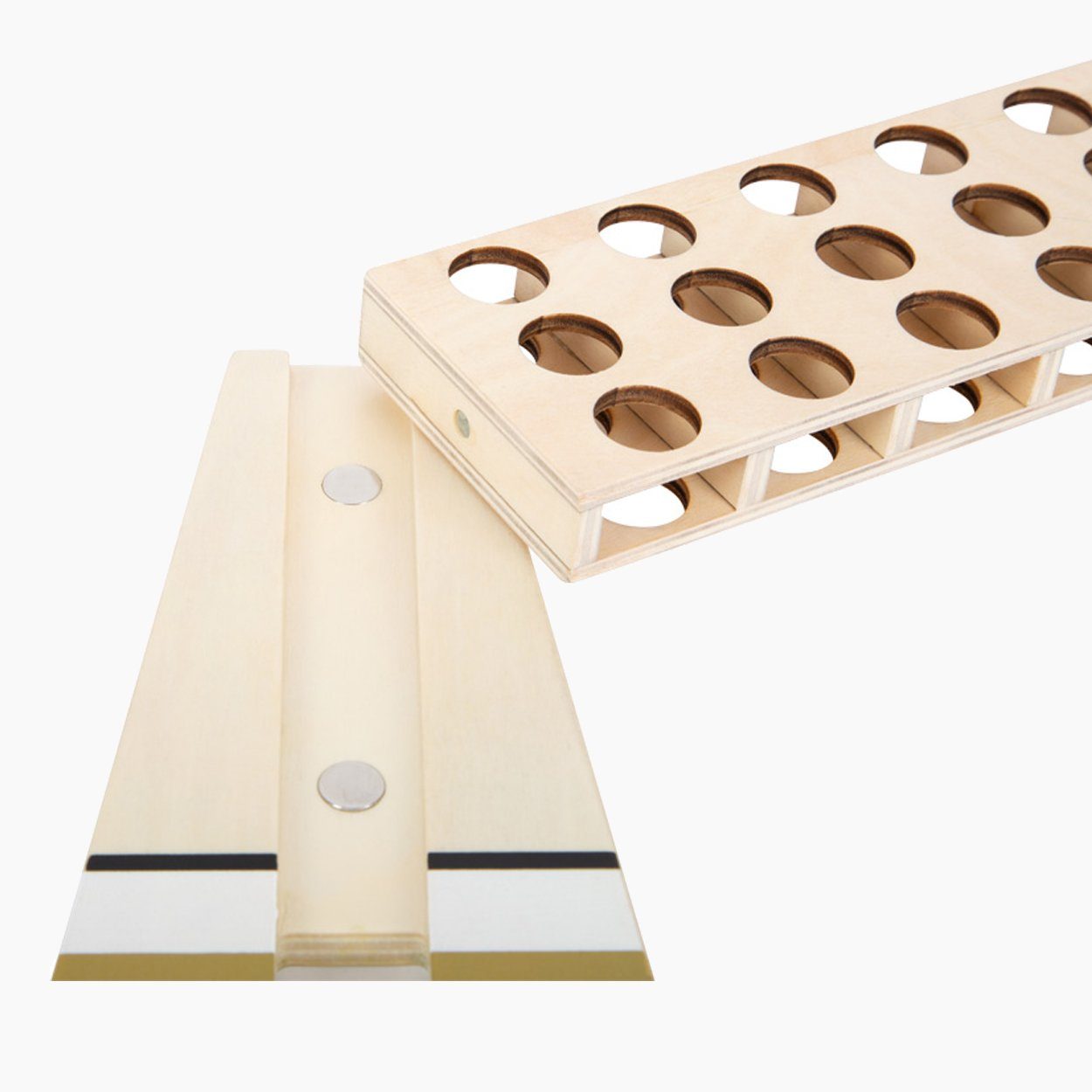 Small Foot Spielesammlung Vier in einer Reihe „Gold Edition“, Vier in einer Reihe „Gold Edition“, Ideal für zwei Personen – Kinder und Erwachsene