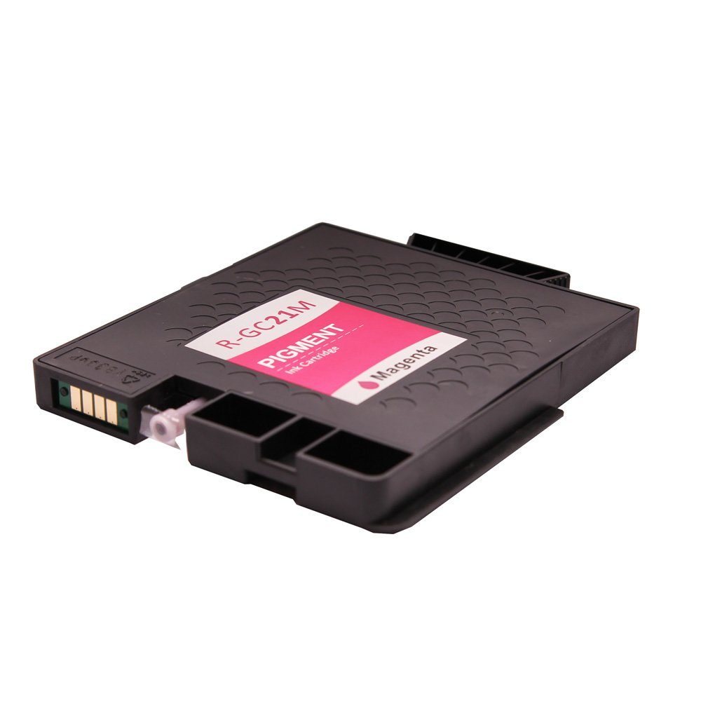 ABC Tintenpatrone Druckerpatrone (Kompatible für Aficio Ricoh Gc21M GX2500) Magenta