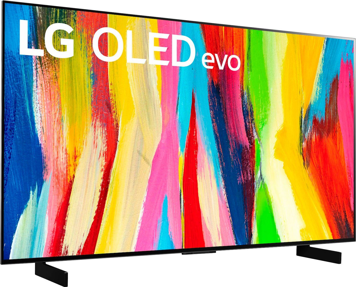 zu (106 OLED42C27LA HD, evo,bis Gen5 Atmos) Ultra Vision & 4K OLED-Fernseher 120Hz,α9 cm/42 Smart-TV, 4K Zoll, AI-Prozessor,Dolby OLED LG