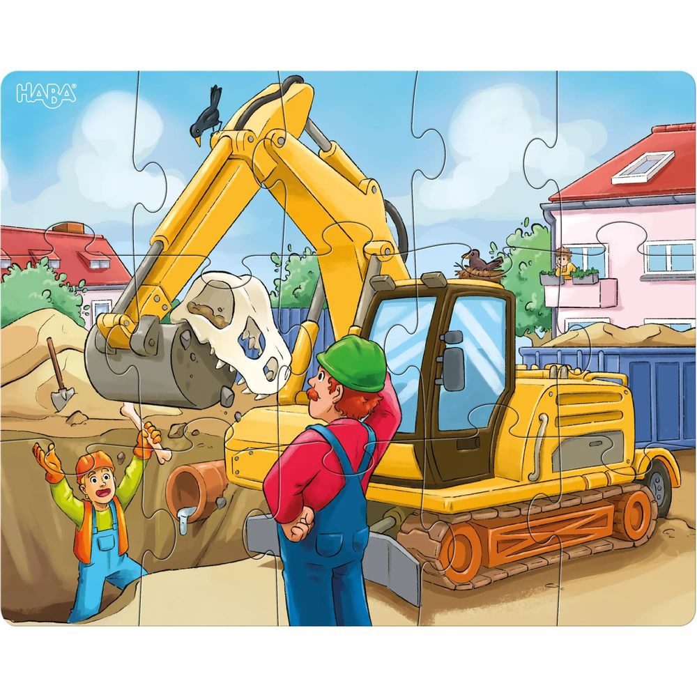 Puzzle Puzzles Baustellenfahrzeuge, Puzzleteile