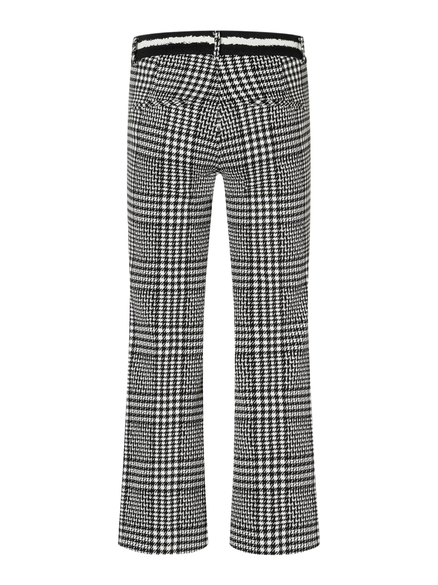 Cambio Stoffhose schwarz, Casual, Viskose, Kariert, Regular Fit, Mittel