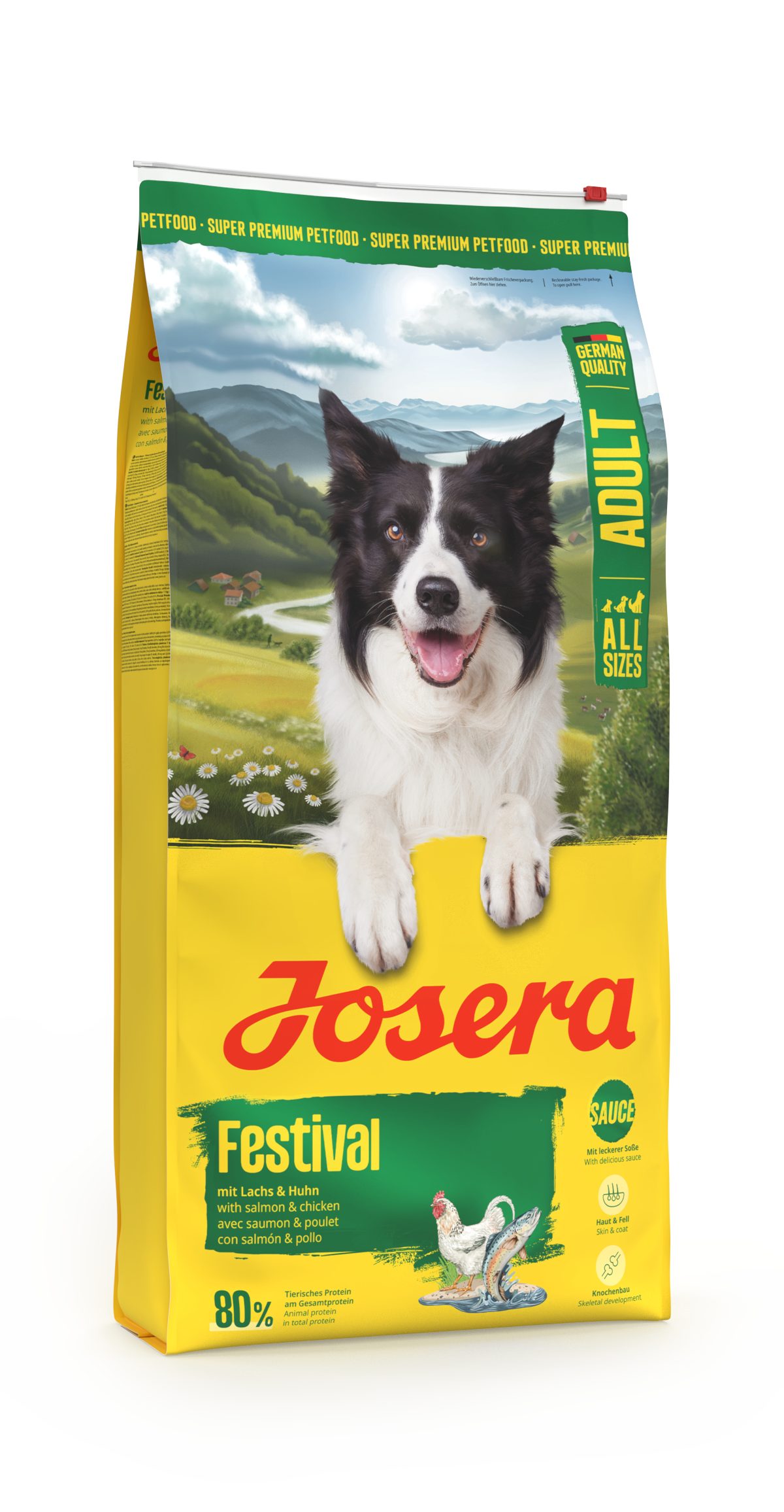 Josera Festival 12,5kg, Trockenfutter für: Hunde, Adult All Size, für ausgewachsene Hunde aller Größen