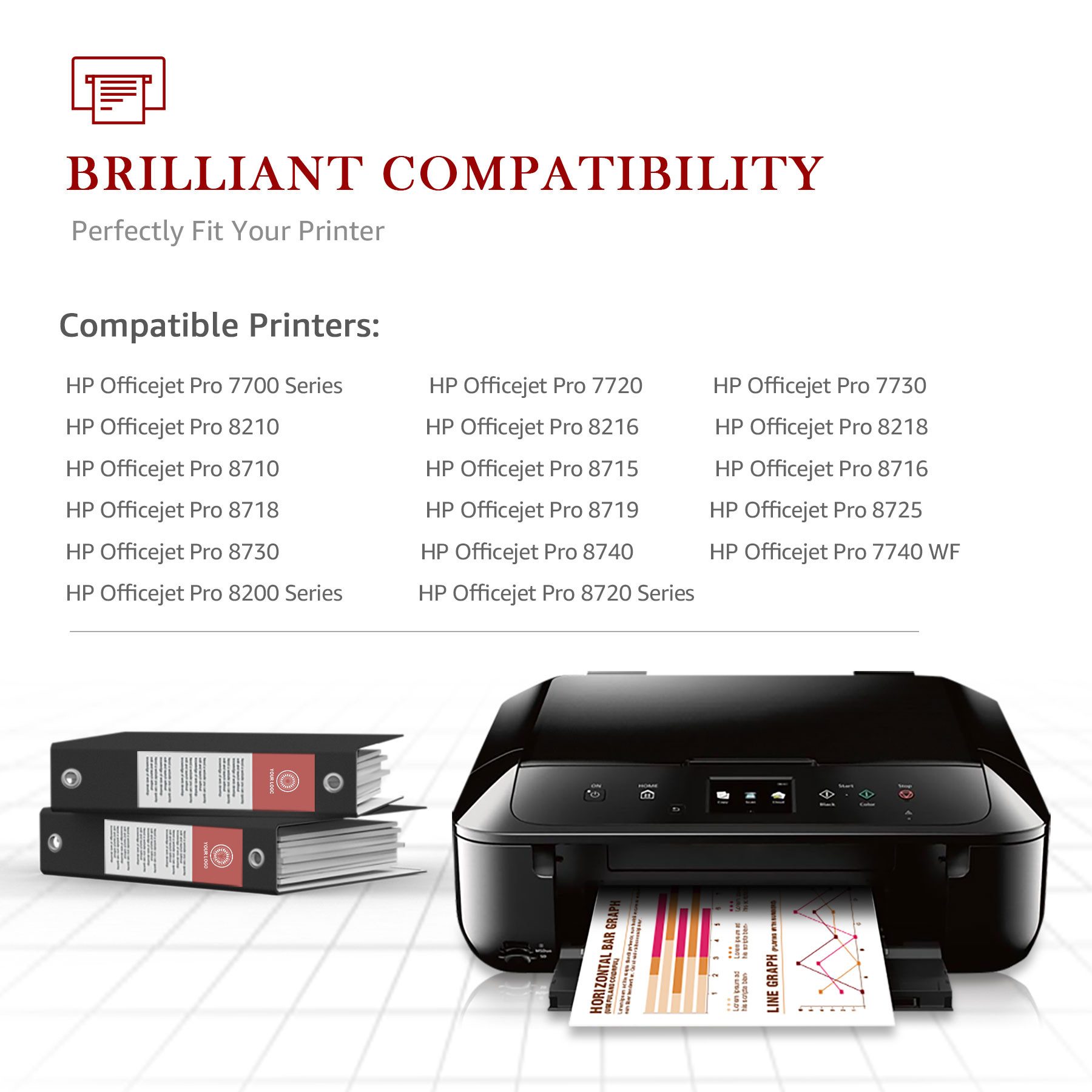 Toner Kingdom Kompatibel für 953XL 953 XL 4er Tintenpatrone (mit Neuester Chip für HP 953 XL, 999-tlg., OfficeJet Pro 8720 8210 7720 7740 8715 8718 7730)
