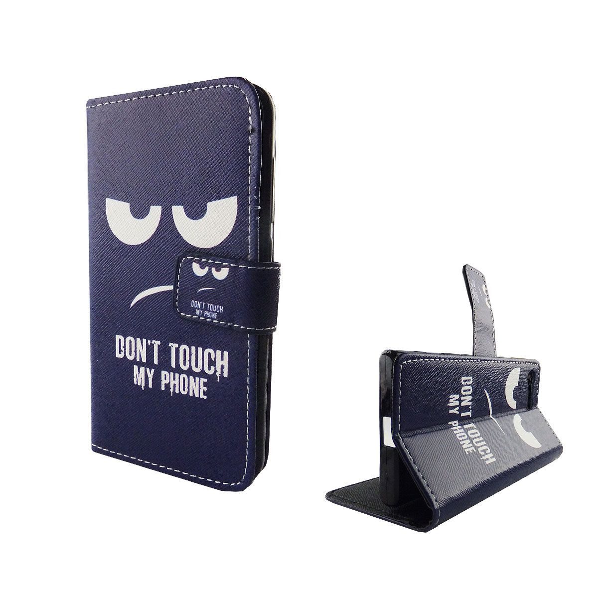 König Design Handyhülle Sony Xperia X Compact, Sony Xperia X Compact Handyhülle Bookcover Blau