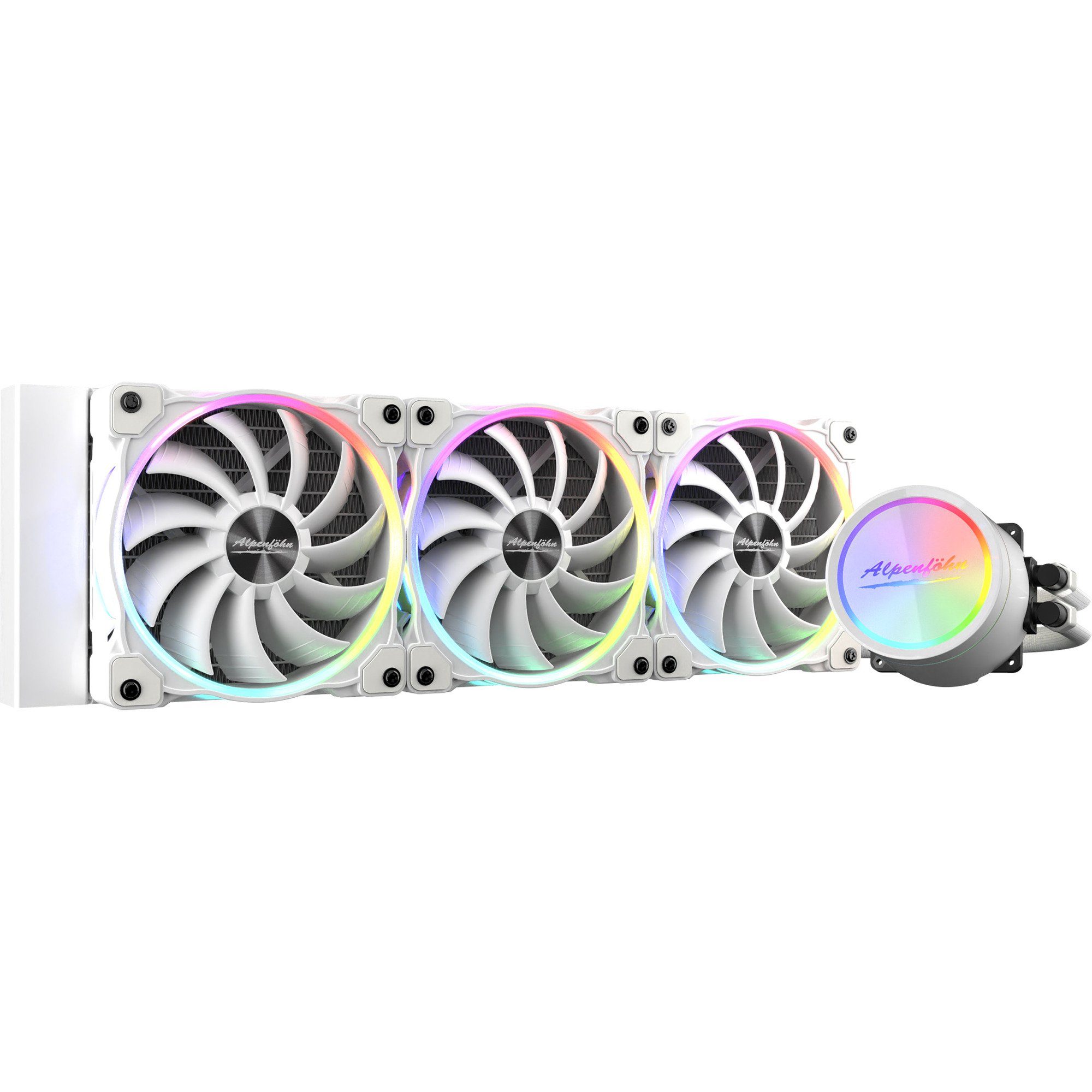 CPU Kühler Alpenföhn Gletscherwasser 360 White RGB 360mm