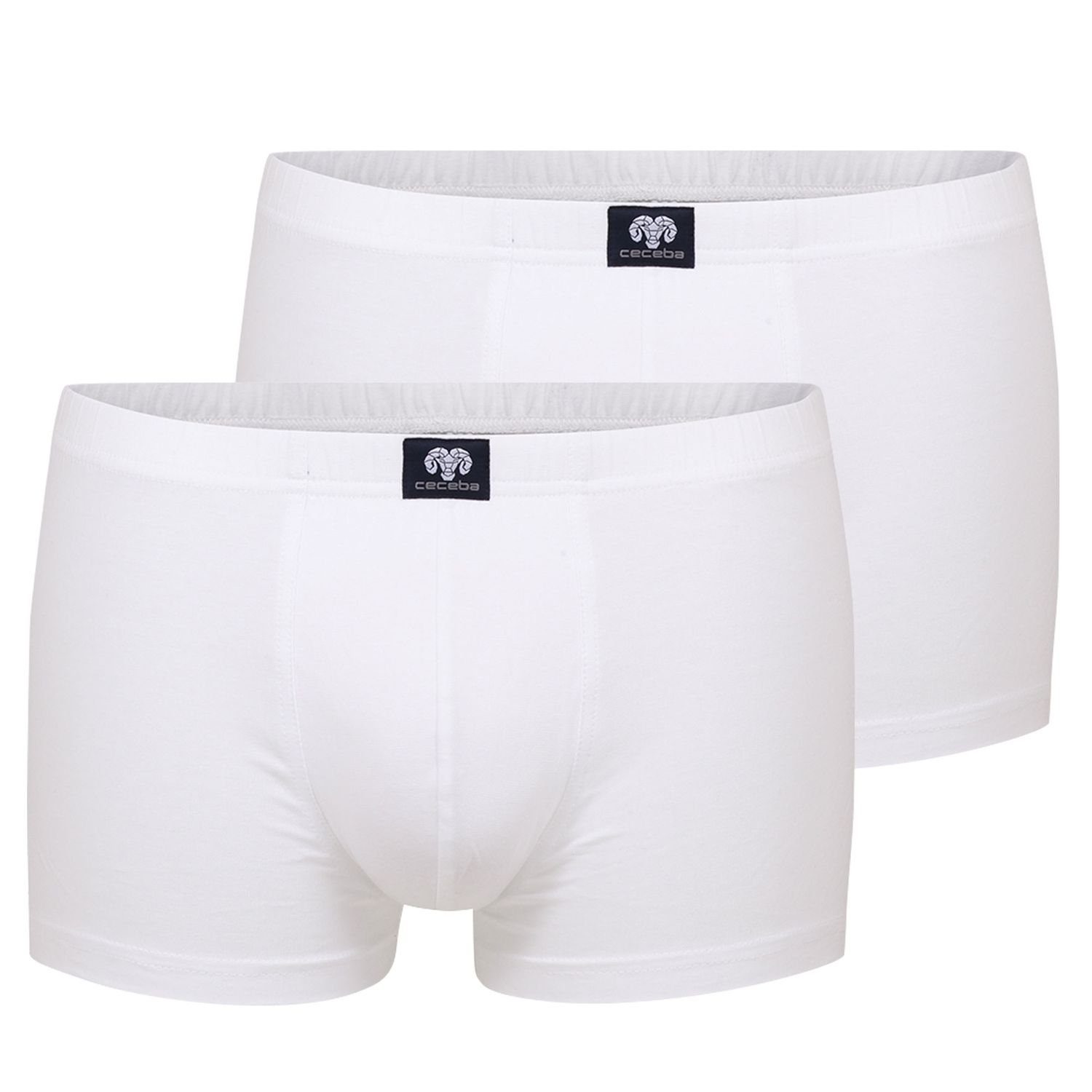 CECEBA Boxershorts (2-St) ohne Eingriff, Komfortbündchen, auch in Übergrößen