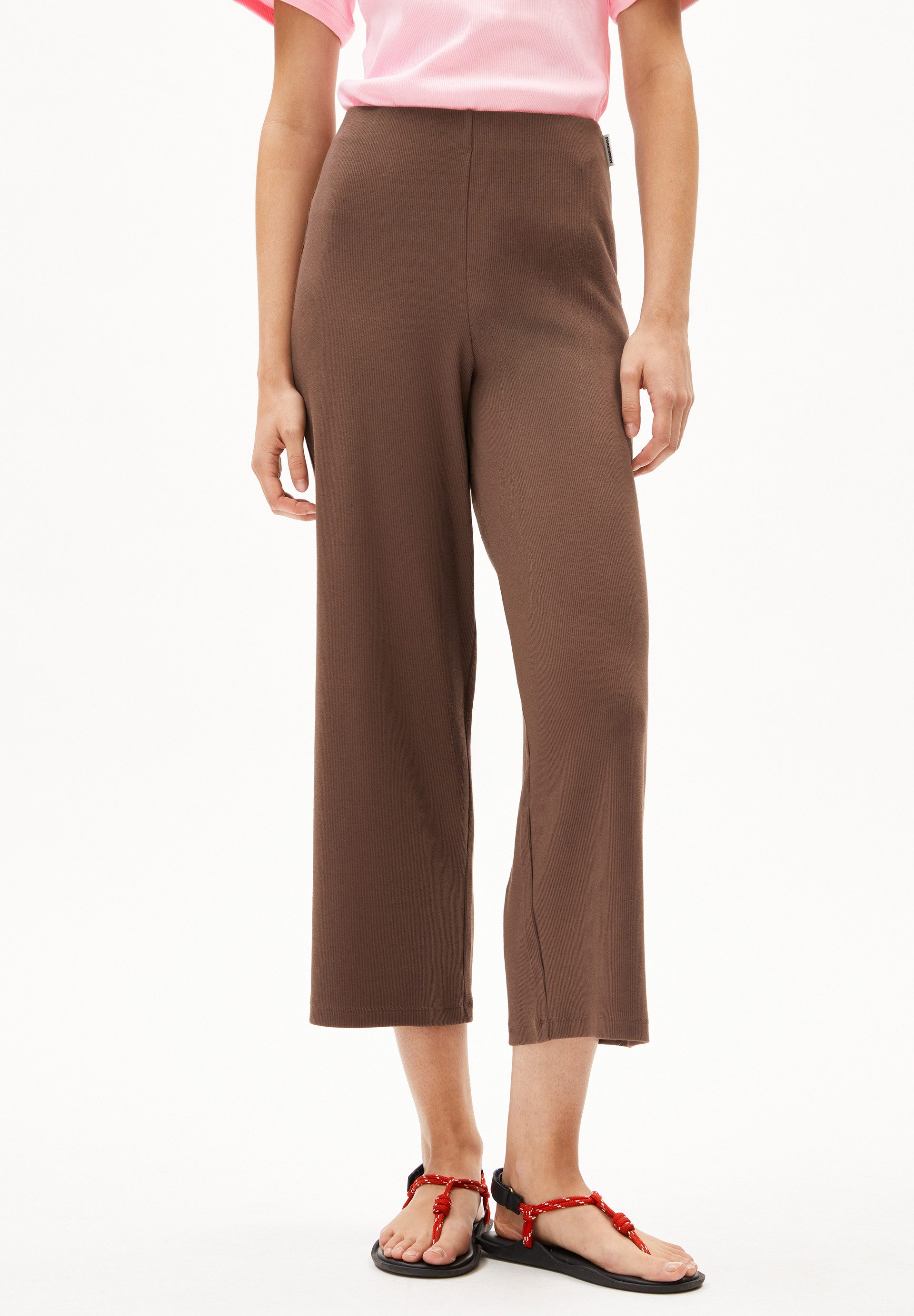 Armedangels Jerseyhose NIANAA Ripp-Jerseyhose aus Bio-Baumwoll günstig online kaufen