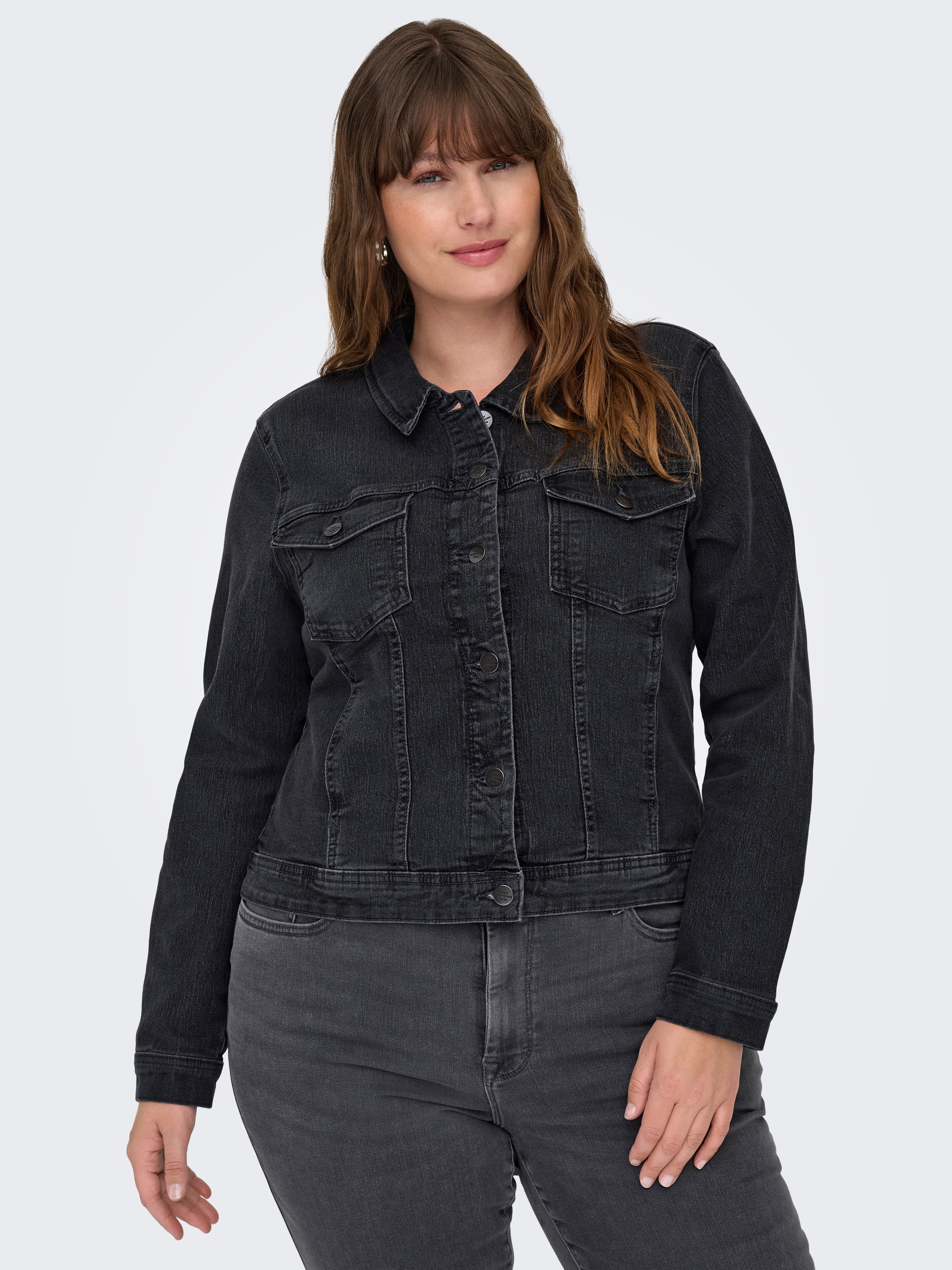 ONLY CARMAKOMA Jeansjacke CARWESPA LS DGD günstig online kaufen
