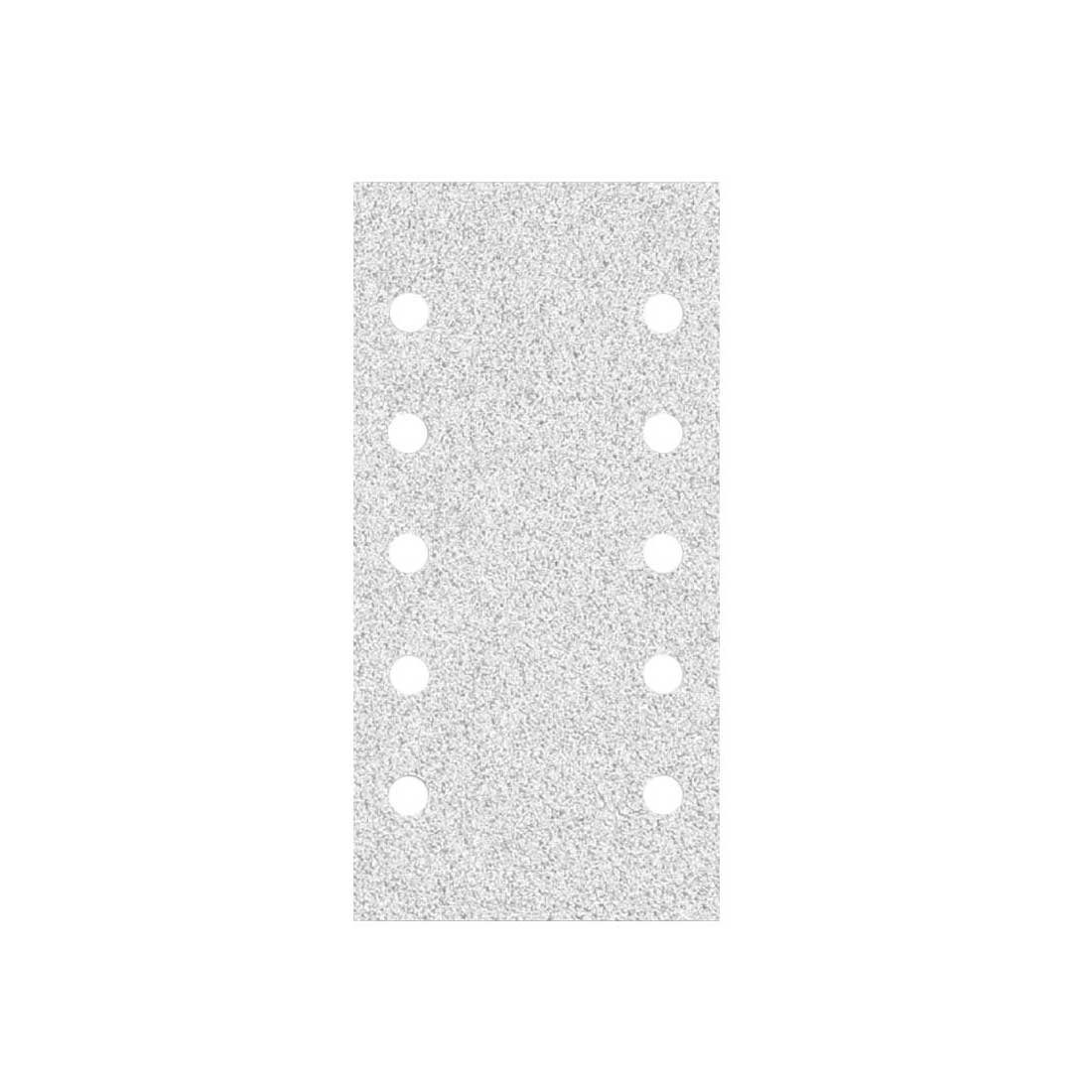 MioTools Schleifpapier 230 x 115 K100 10-Loch mm Schwingschleifer, Normalkorund, 50 Klett-Schleifblätter für Stk