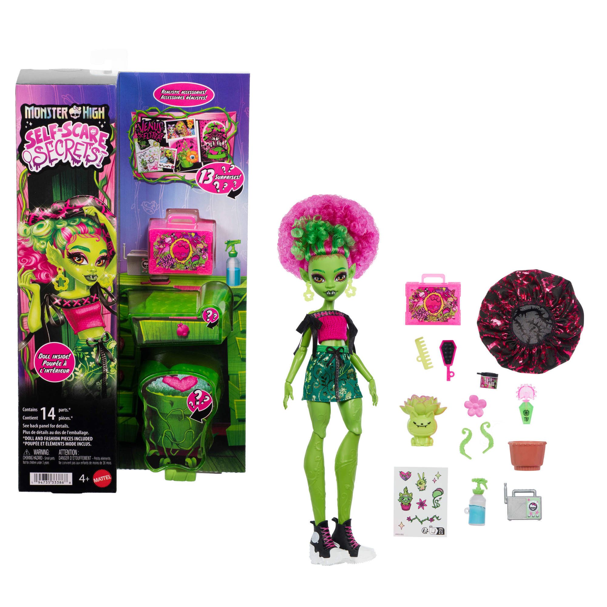 MonsterHigh™ Anziehpuppe Monster High Self-Scare Secrets Venus