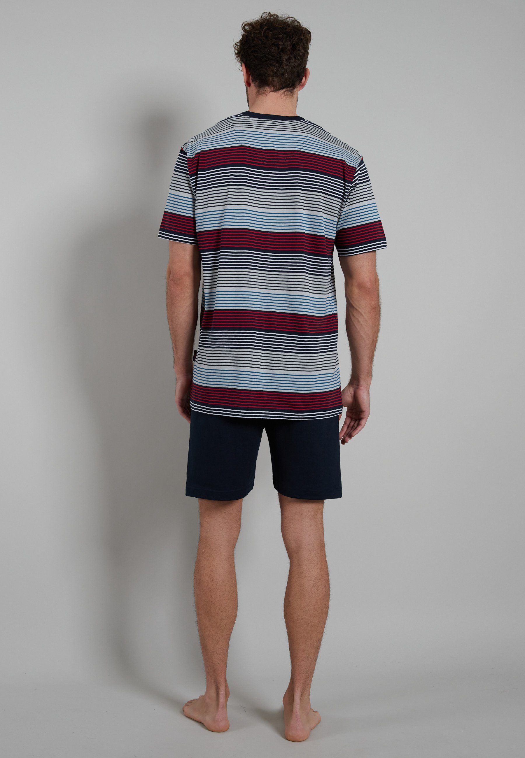 GÖTZBURG Shorty GÖTZBURG Herren Shorty blau uni (1 tlg)