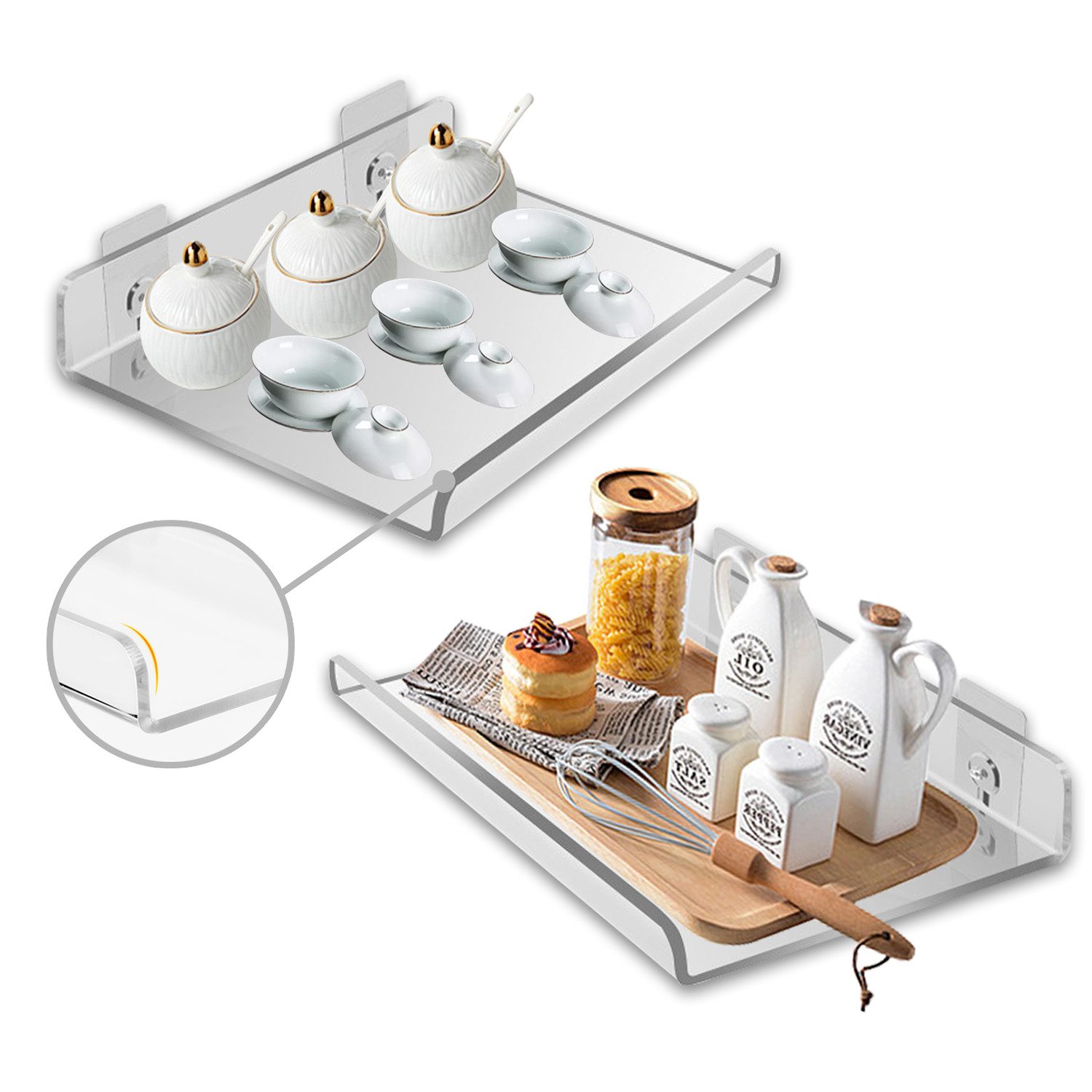 ZEUOPQ Wandregal 4-St Wandregal Acryl Regal günstig online kaufen