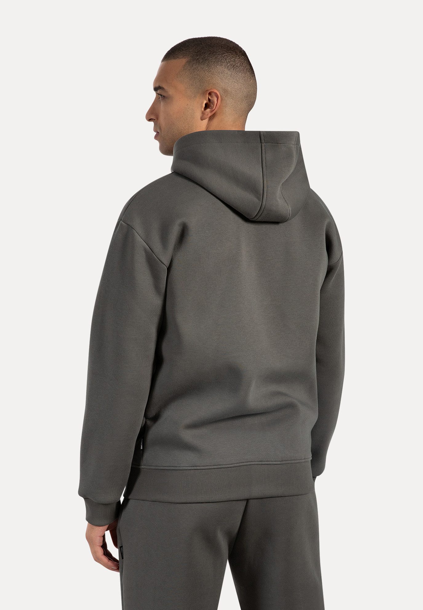 Smilodox Kapuzenstrickjacke Ilyas, Oversize Zip Hoodie, Strickjacke mit Log günstig online kaufen
