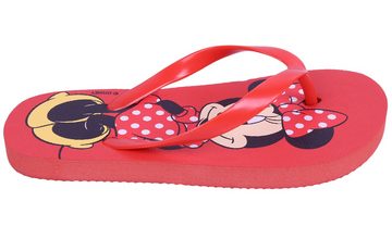 Sarcia.eu Rote Flip-Flops weiß getupft Minnie Mouse Disney 26-27 EU Badezehentrenner