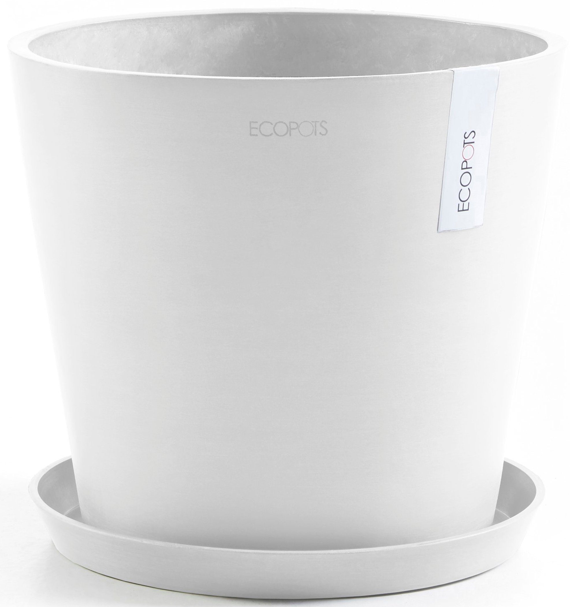 ECOPOTS Blumentopf Amsterdam 40 Weiß, für innen und außen: frostsicher, bru günstig online kaufen