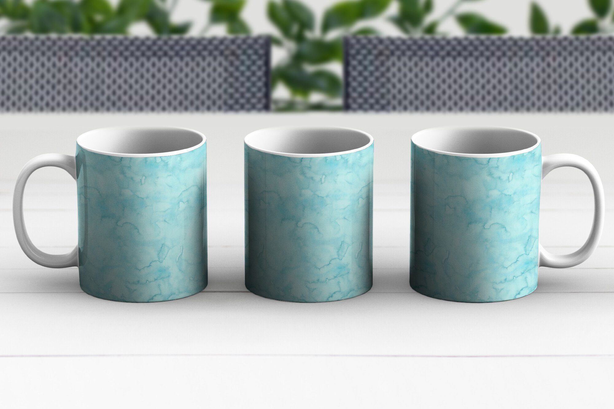 Keramik, Teetasse, Aquarelle Marmor, - Tasse Muster MuchoWow Teetasse, - Geschenk Kaffeetassen, Becher,