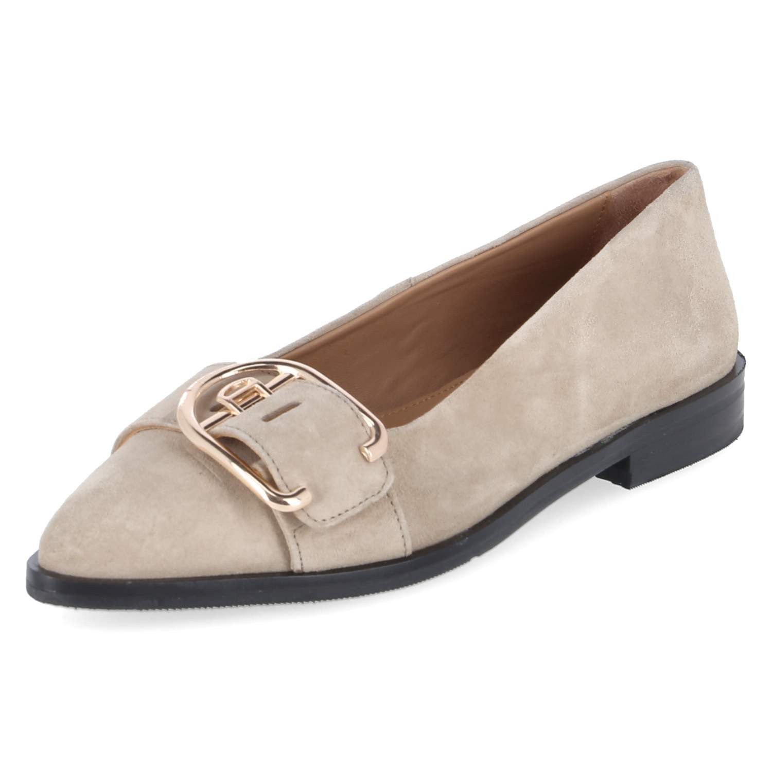 Copenhagen Studios Copenhagen Shoes CS8921-0301 BISCUIT Damen Rauleder beige Ballerina