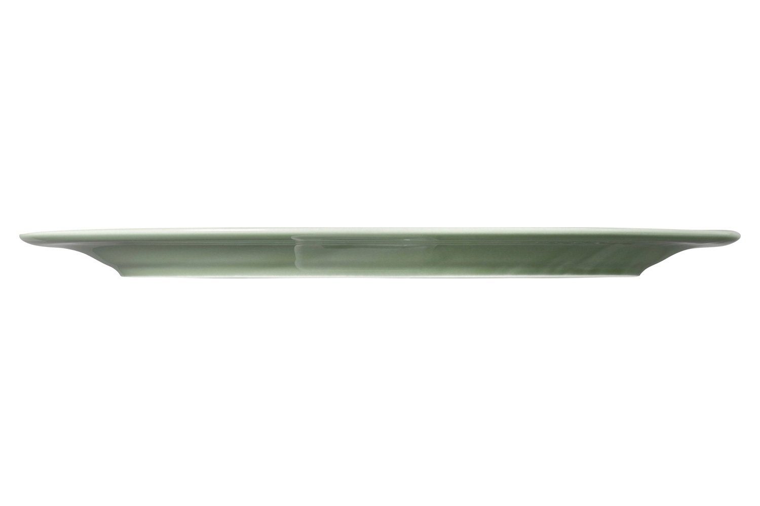 Seltmann Weiden Servierplatte Servierteller BEAT, Salbeigrün, B 35 x T 28 cm, Porzellan