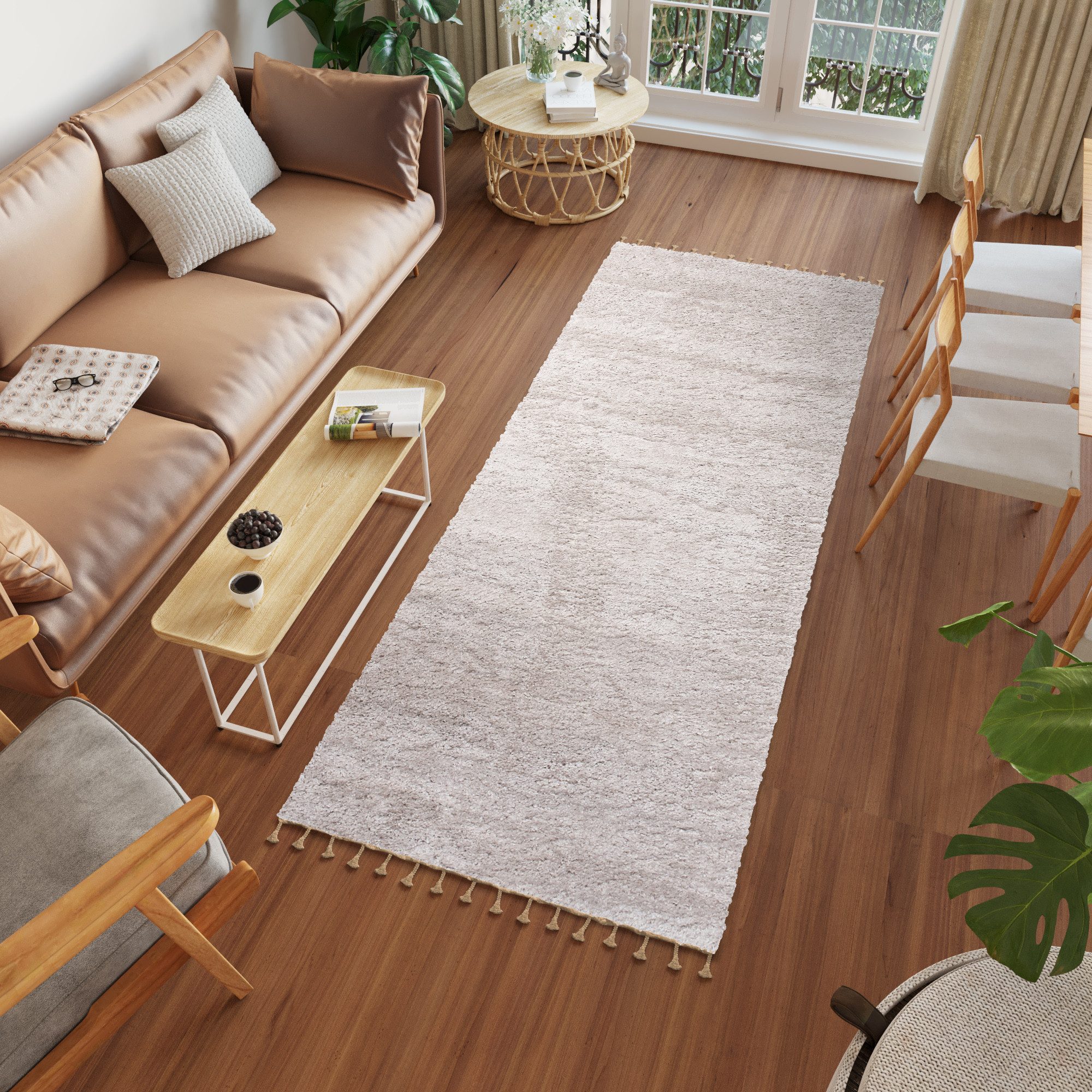 Tapiso Hochflor-Läufer VERSAY FRANSEN, rechteckig, Höhe: günstig online kaufen