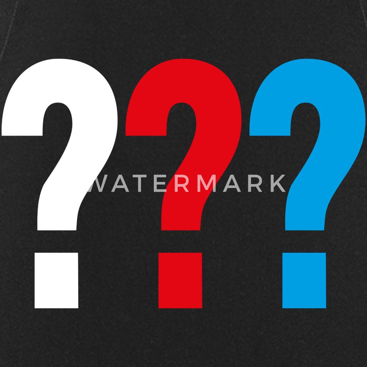 Spreadshirt Kochschürze Die Drei Fragezeichen Logo Kochschürze, (1-tlg) günstig online kaufen