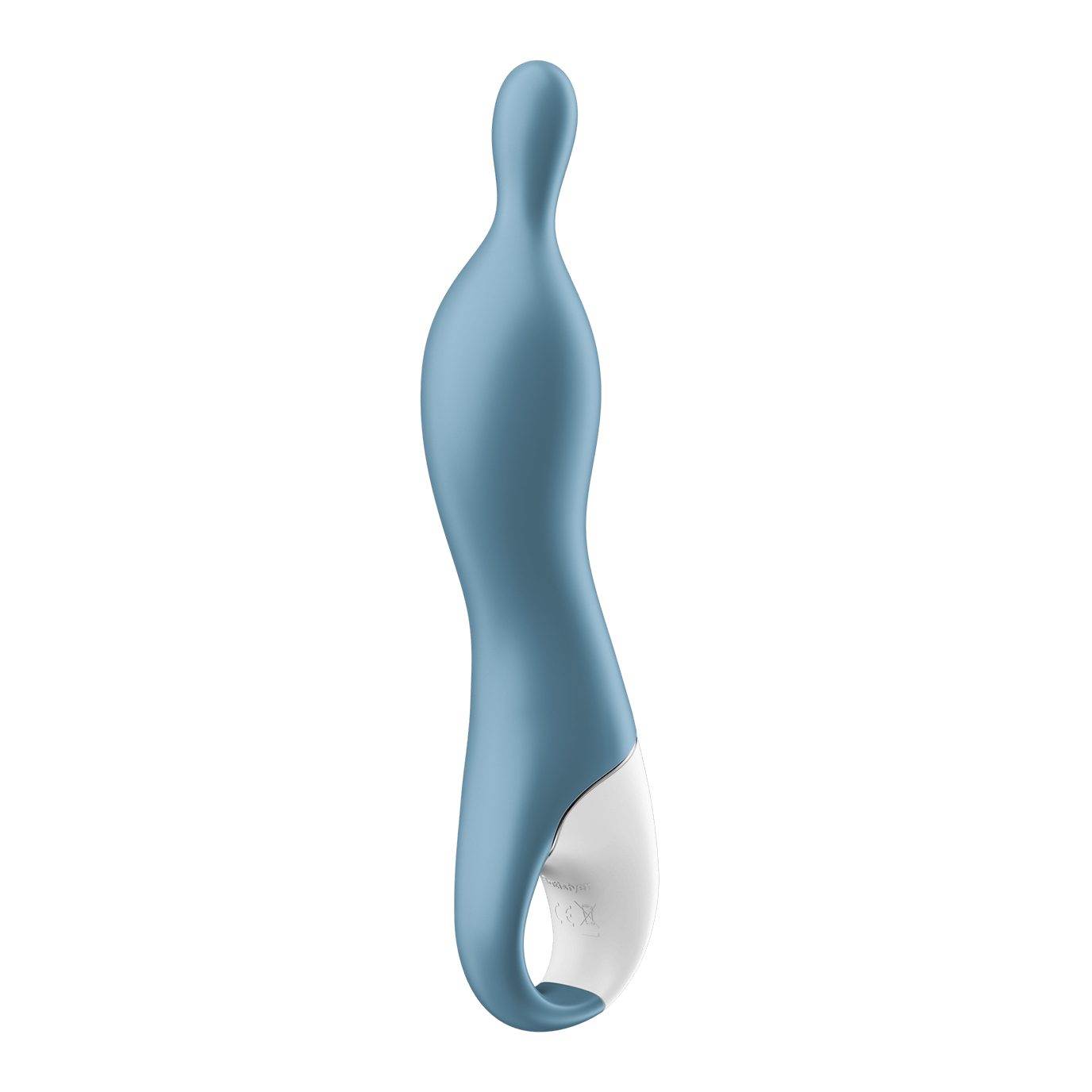 Satisfyer Klitoris-Stimulator Satisfyer "A-Mazing 1", 21,5cm blau flexible Spitze, A-Punkt-Vibrator
