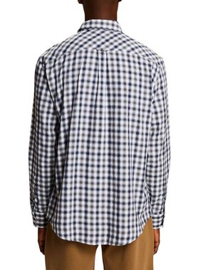 Esprit Langarmhemd Kariertes Hemd aus Baumwollflanell