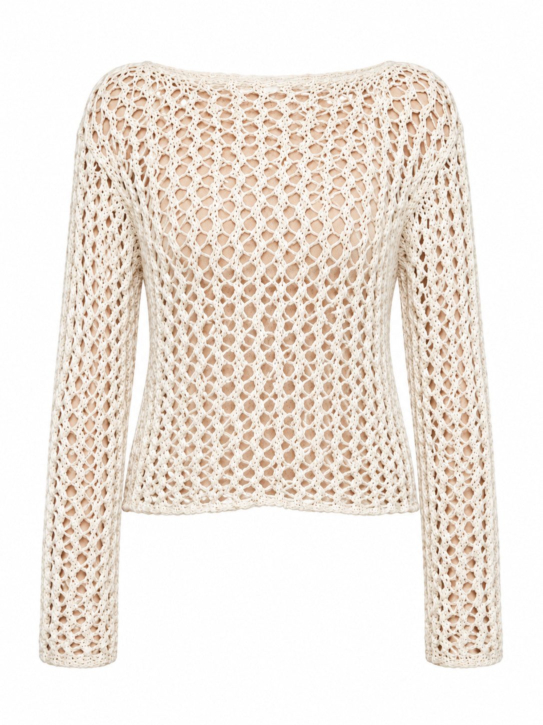 Gina Tricot Ajourpullover Knitted crochet sweater - Häkelpullover Lochstrick Damen