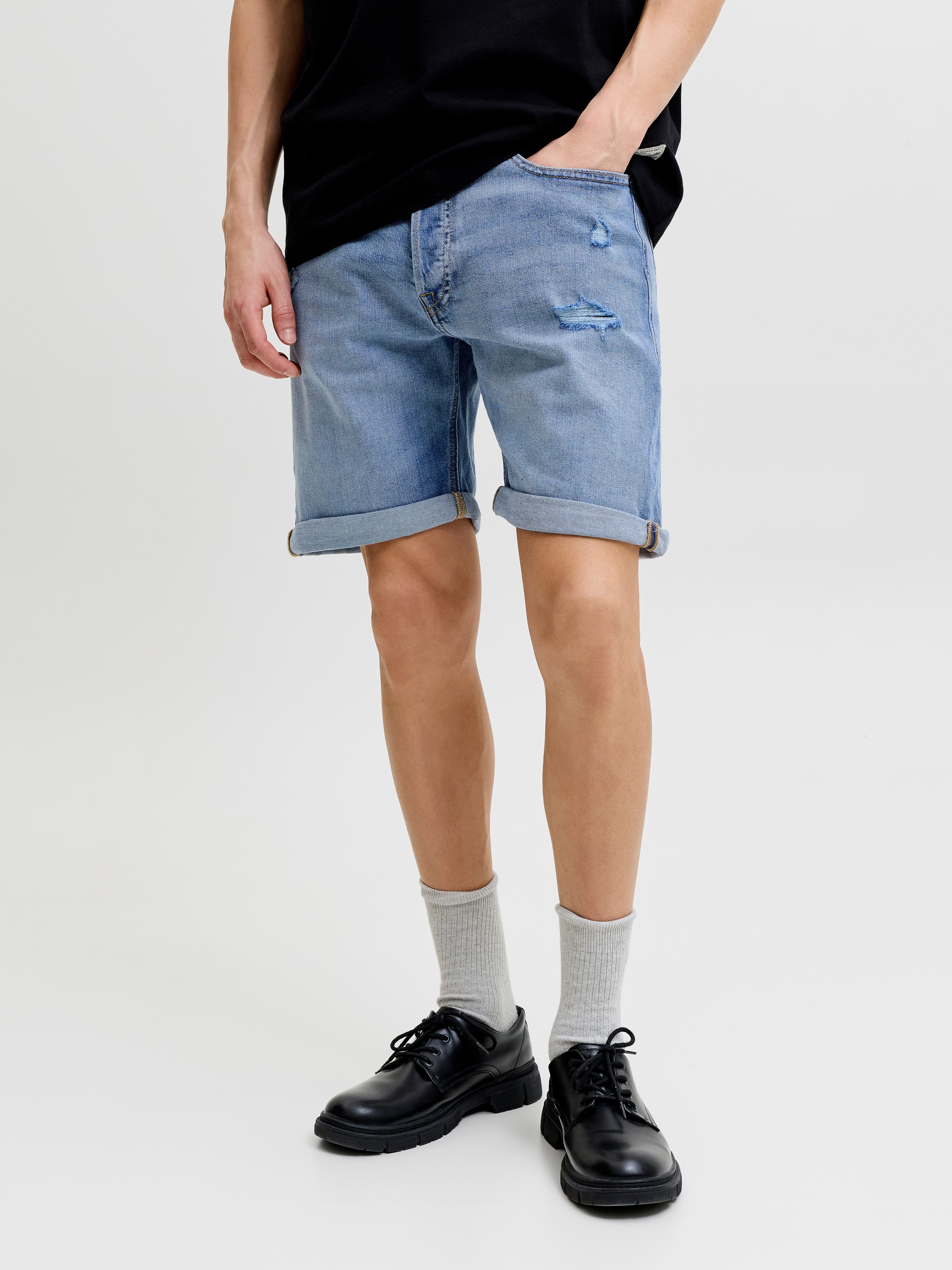 Jack & Jones Shorts JJIORIGINAL mit stylischem Aufschlag und Knopf mit styl günstig online kaufen