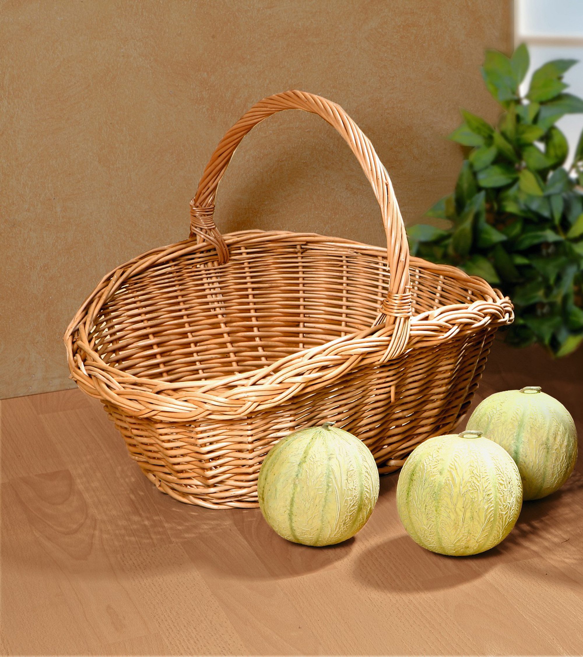 Frank Flechtwaren Allzweckkorb, Einkaufskorb Gesotten