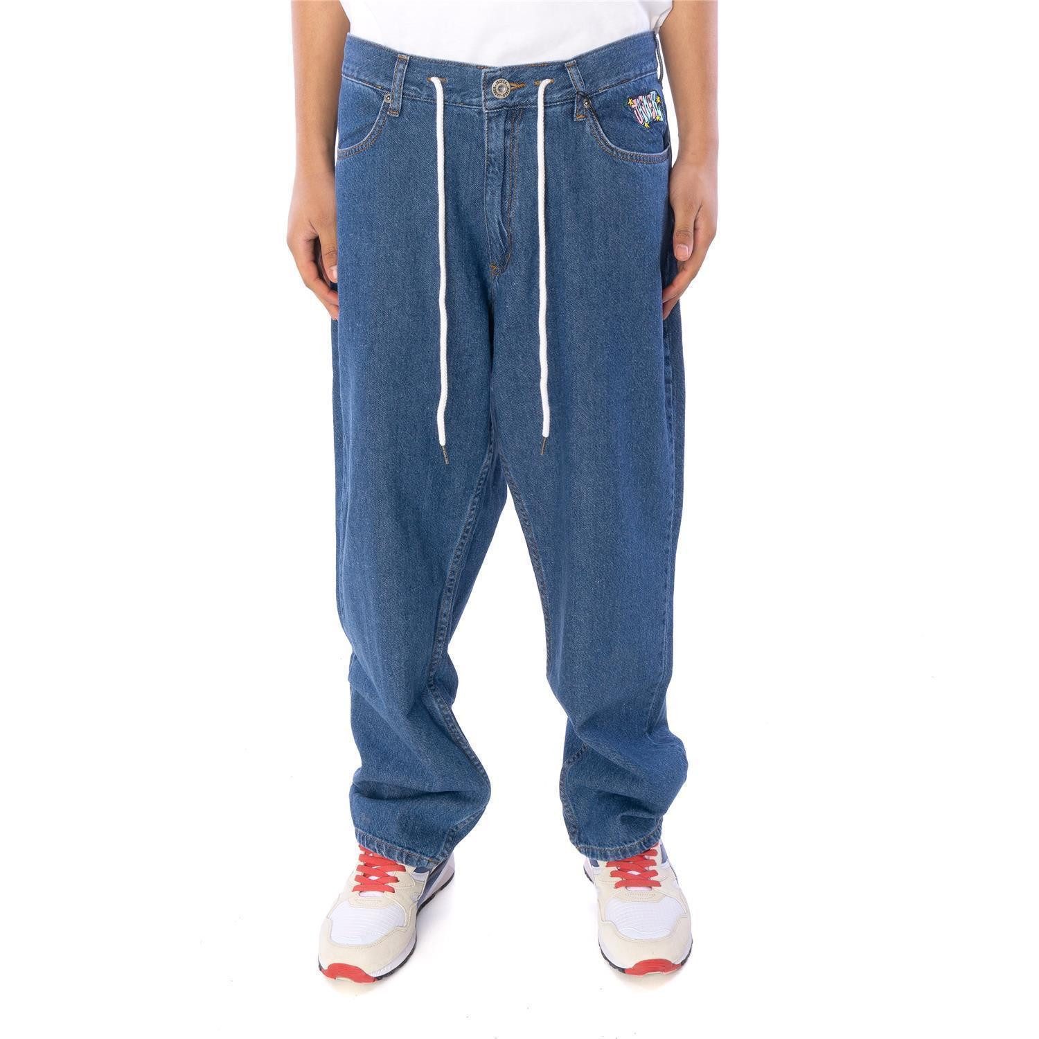 JACKER Loose-fit-Jeans Jeans Jacker City Tour Denim Baggy Kordelzug am Bund