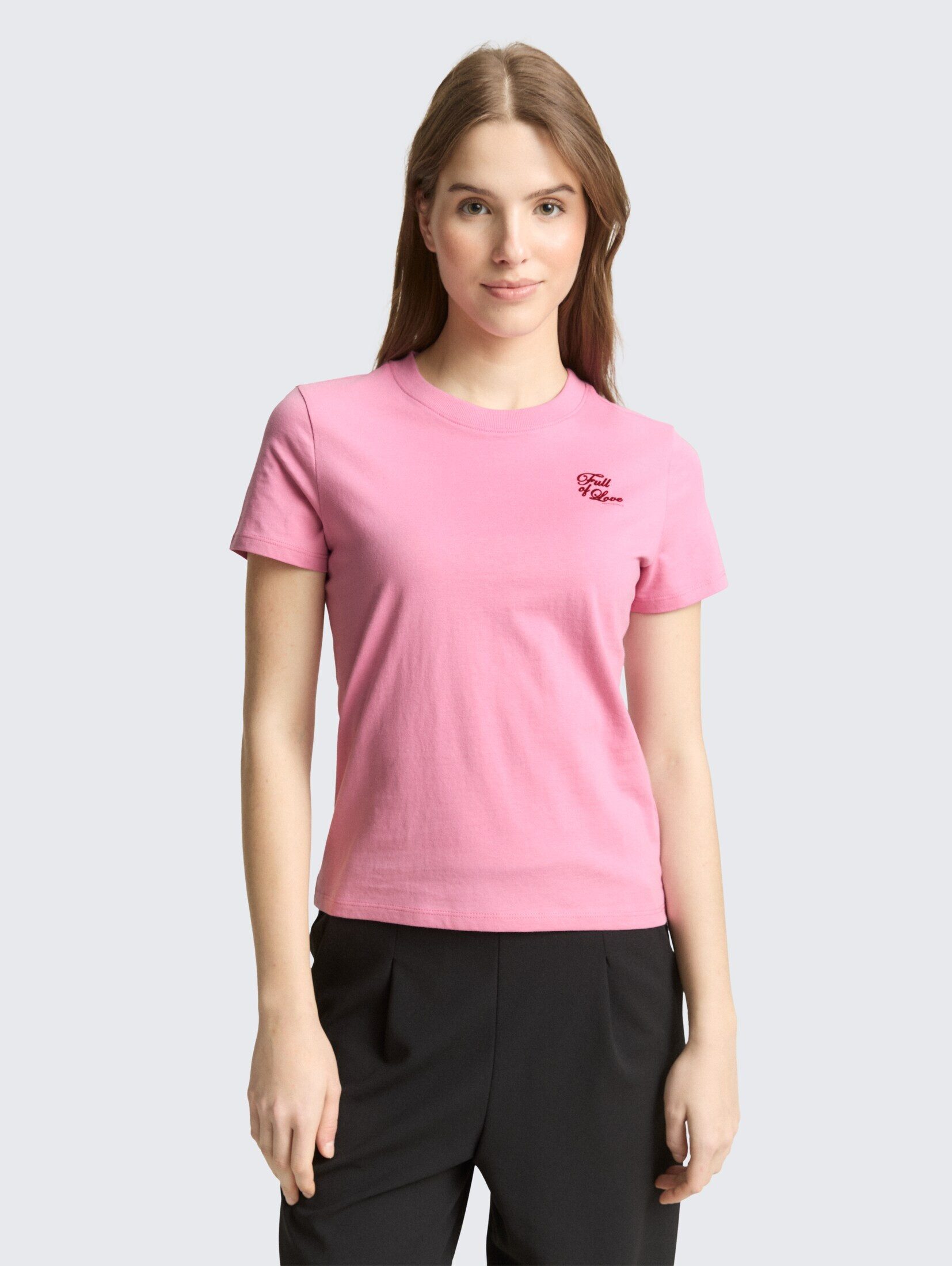 TOM TAILOR Denim T-Shirt T-Shirt T-Shirt aus Baumwolle günstig online kaufen