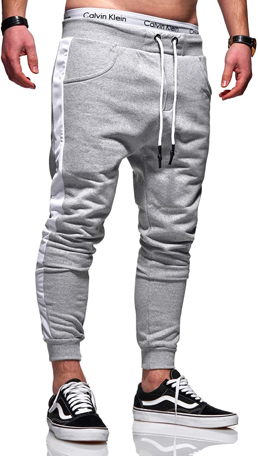 behype Sweathose TRACK im angenehmen Slim-Fit