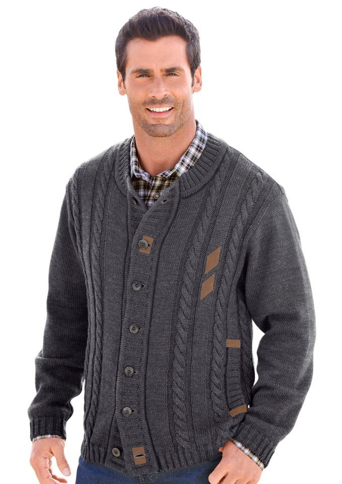 Classic Strickjacke mit Zopfmuster online kaufen OTTO