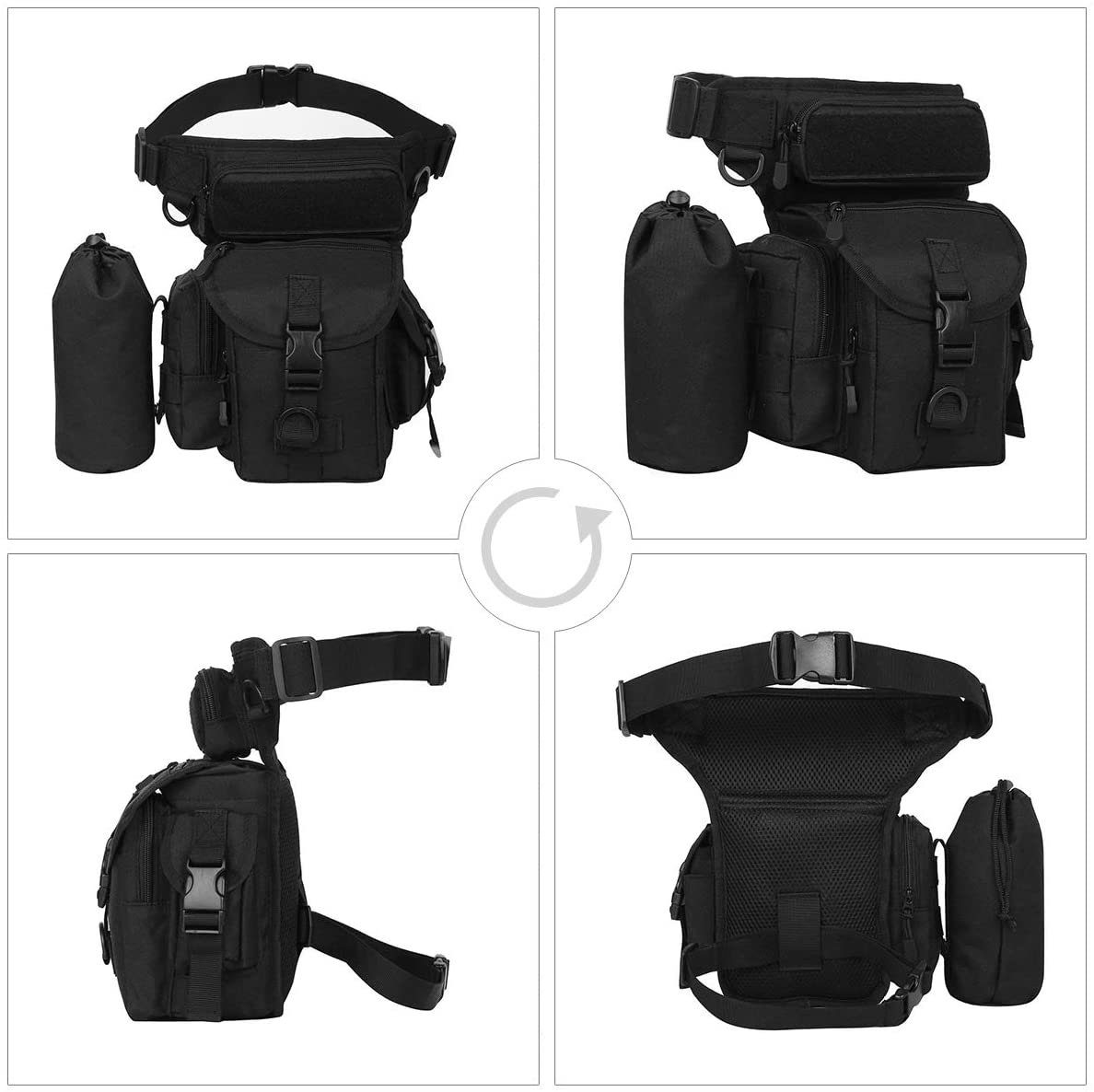 RAIKOU Beintasche Taktische Beintasche Motorrad Beinbeutel günstig online kaufen