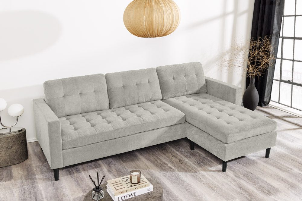 riess-ambiente Ecksofa STOCKHOLM 220 cm greige günstig online kaufen