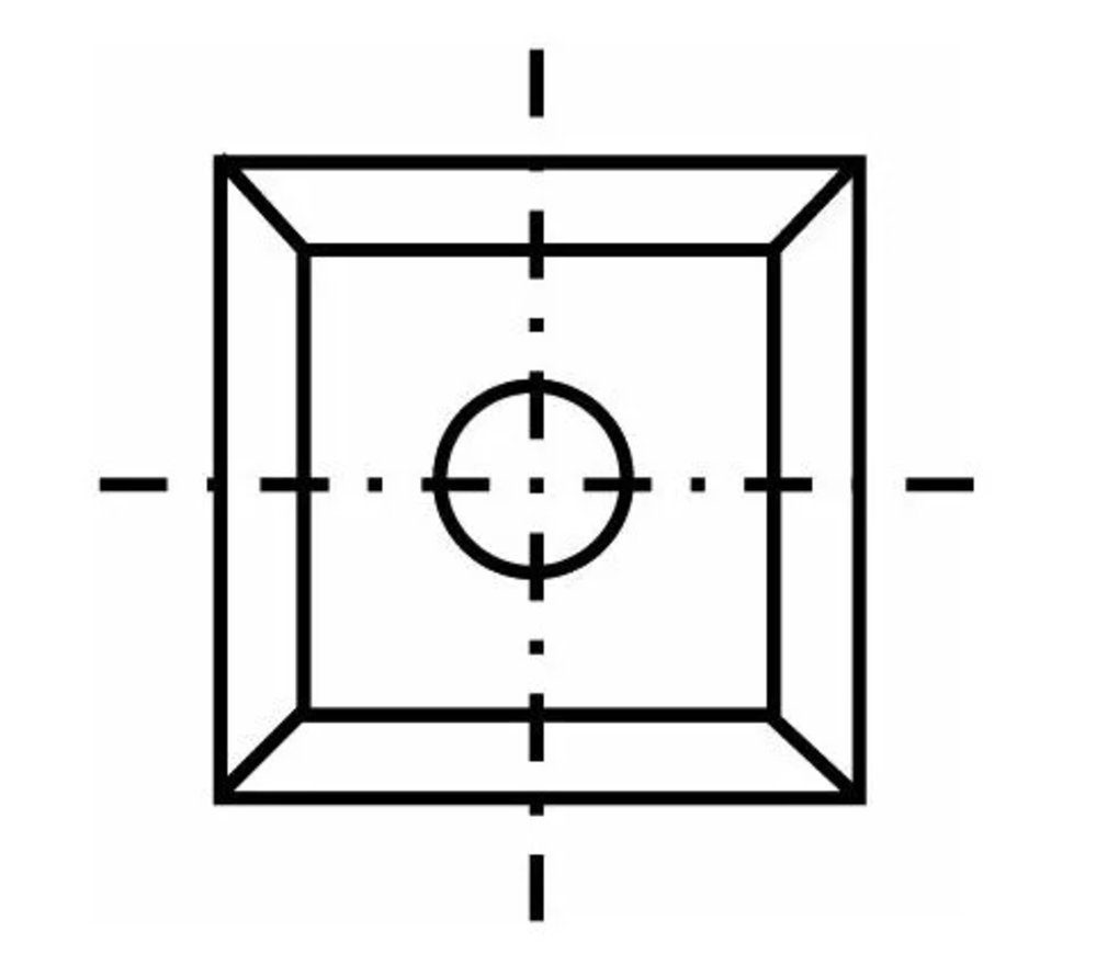 Tigra Wendeplattenfräser Tigra Wendeplatte 17x17x2mm 35° d=4 T10MG 10 St.