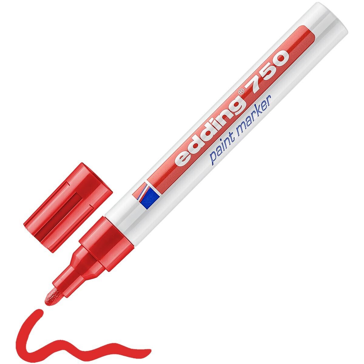 edding Лаковые маркеры 750, (1-tlg), Strichstärke 2-4 mm, wasserfest
