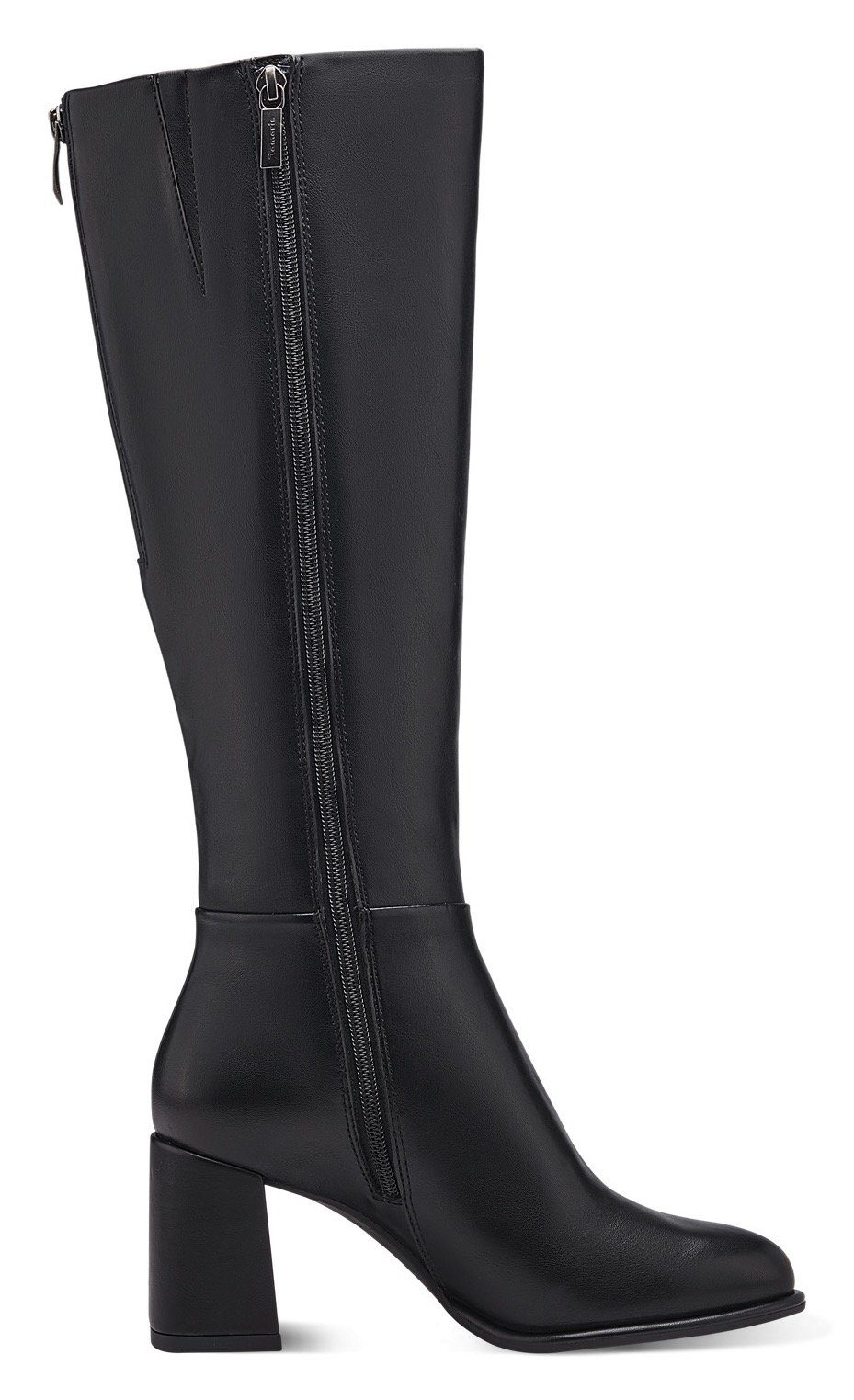 Tamaris Stiefel Langschaftstiefel mit Vario-Schaft durch Reißverschluss an der Wade – Bild 4 von 5