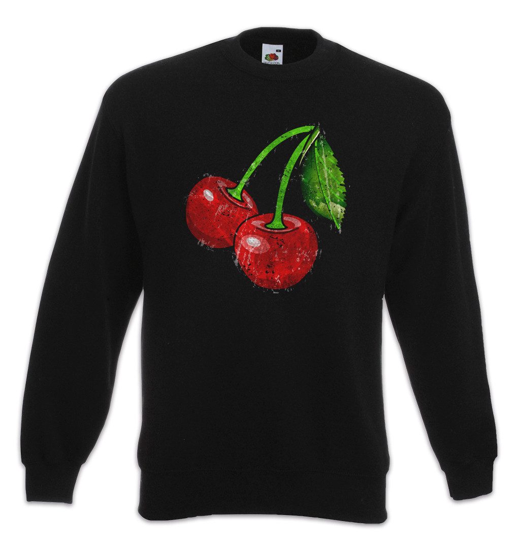 Sweatshirt Oldschool Cherries Vintage Logo I Sweatshirt Cherry Rockabilly Tattoo