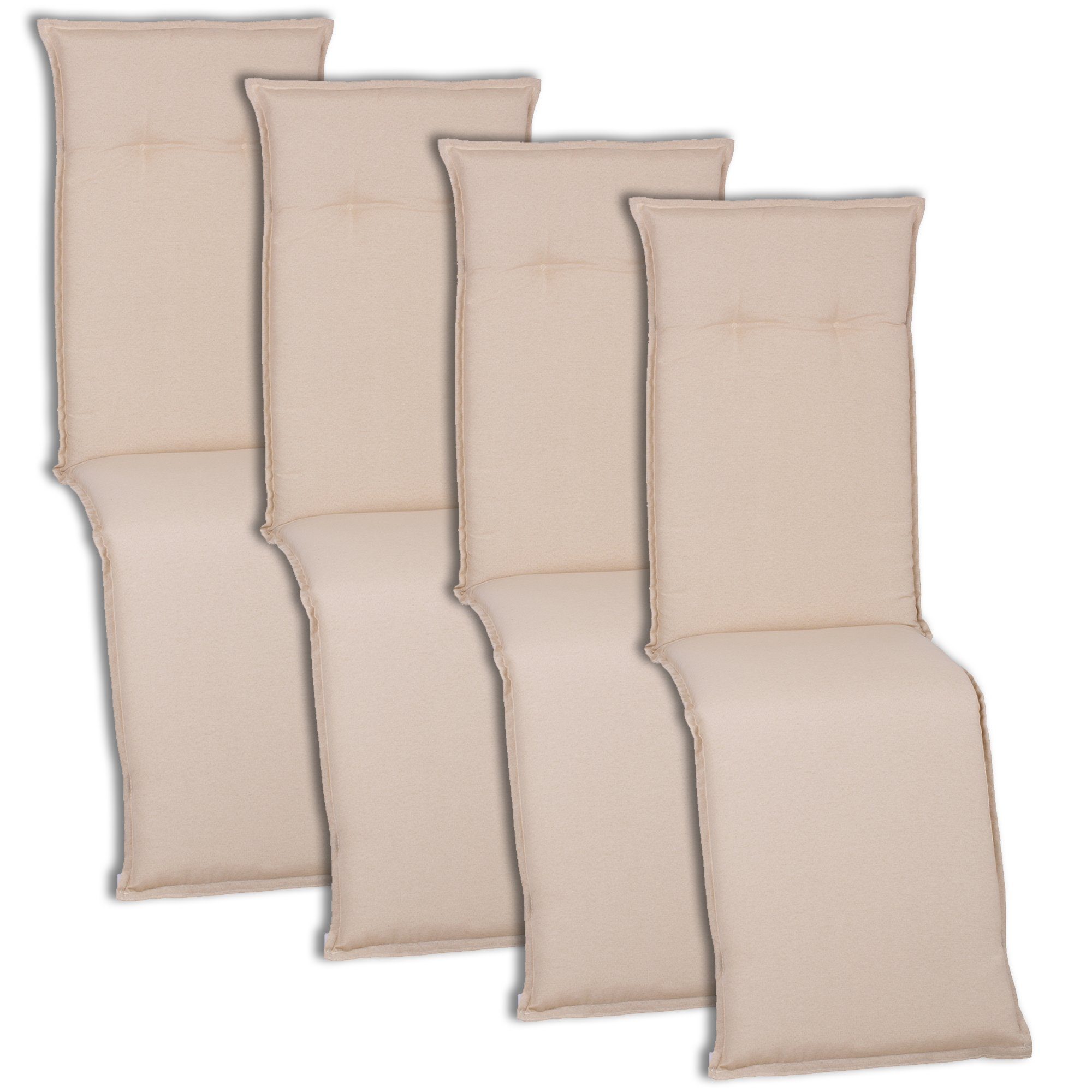 NYVI Sesselauflage Relaxliegenauflagen 4er Set Piemont günstig online kaufen