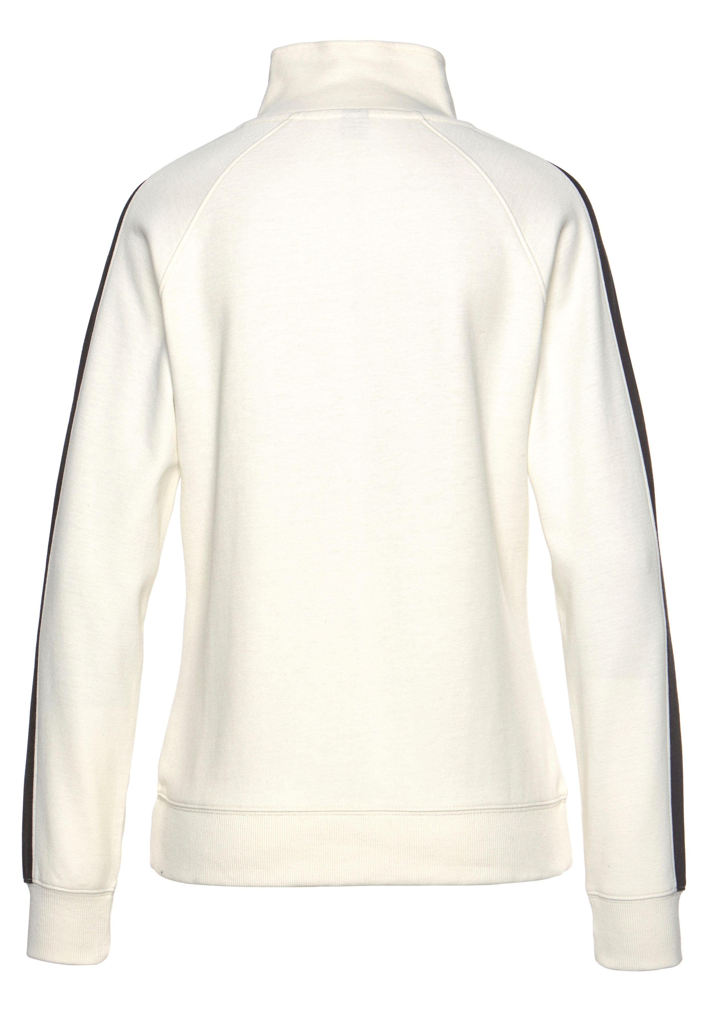 Bench. Loungewear Sweatjacke mit Seitenstreifen und Stehkragen, Home- und Loungewear Serie – Bild 4 von 5