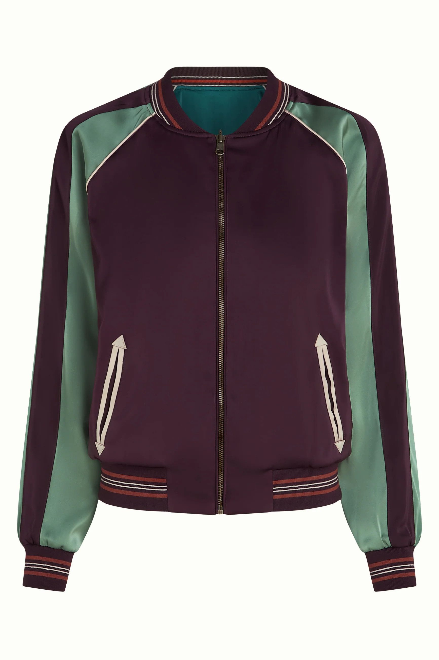 King Louie Blouson Bomber Jacket Dusk Satin