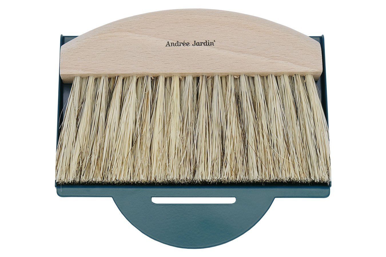 Andrée Jardin Krümelkehrer Krümelbesen Set Clynk Natural Collection dunkelbla