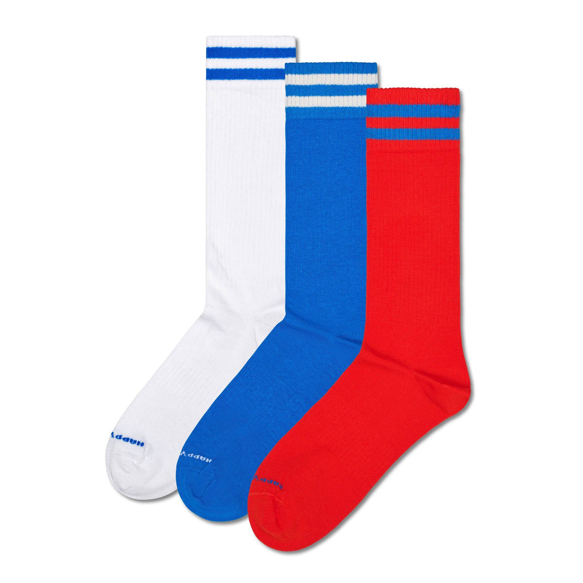 Happy Socks Kurzsocken Unisex Socken 3er Pack Baumwolle (Packung, 3er Pack) günstig online kaufen
